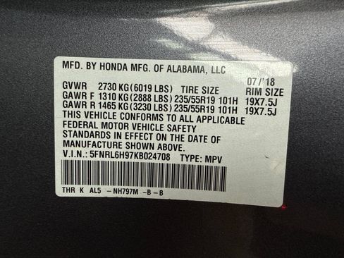 Used 2019 Honda Odyssey Elite image 55
