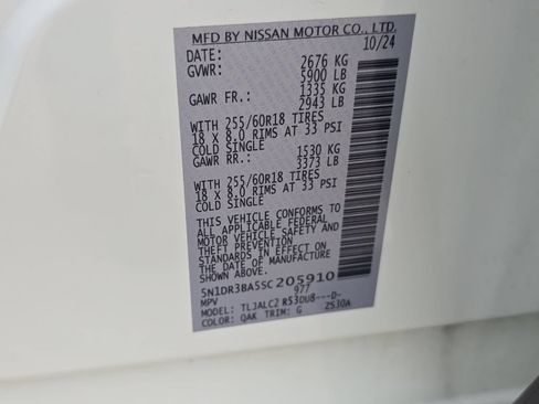 Used 2025 Nissan Pathfinder SV FWD image 35