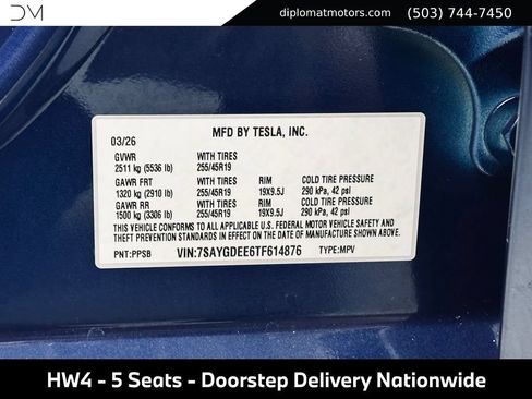 Used 2026 Tesla Model Y Long Range AWD/4WD image 42
