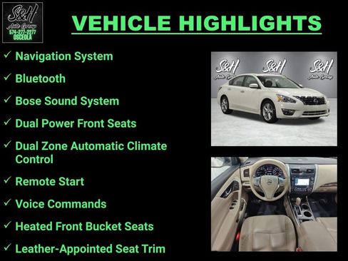 Used 2015 Nissan Altima 2.5 SL w/ Technology Package FWD image 3