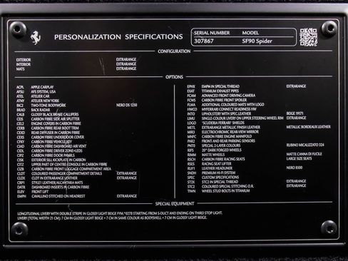 Certified 2024 Ferrari SF90 Spider Base image 63