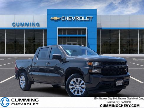 Certified 2021 Chevrolet Silverado 1500 Custom RWD image 1