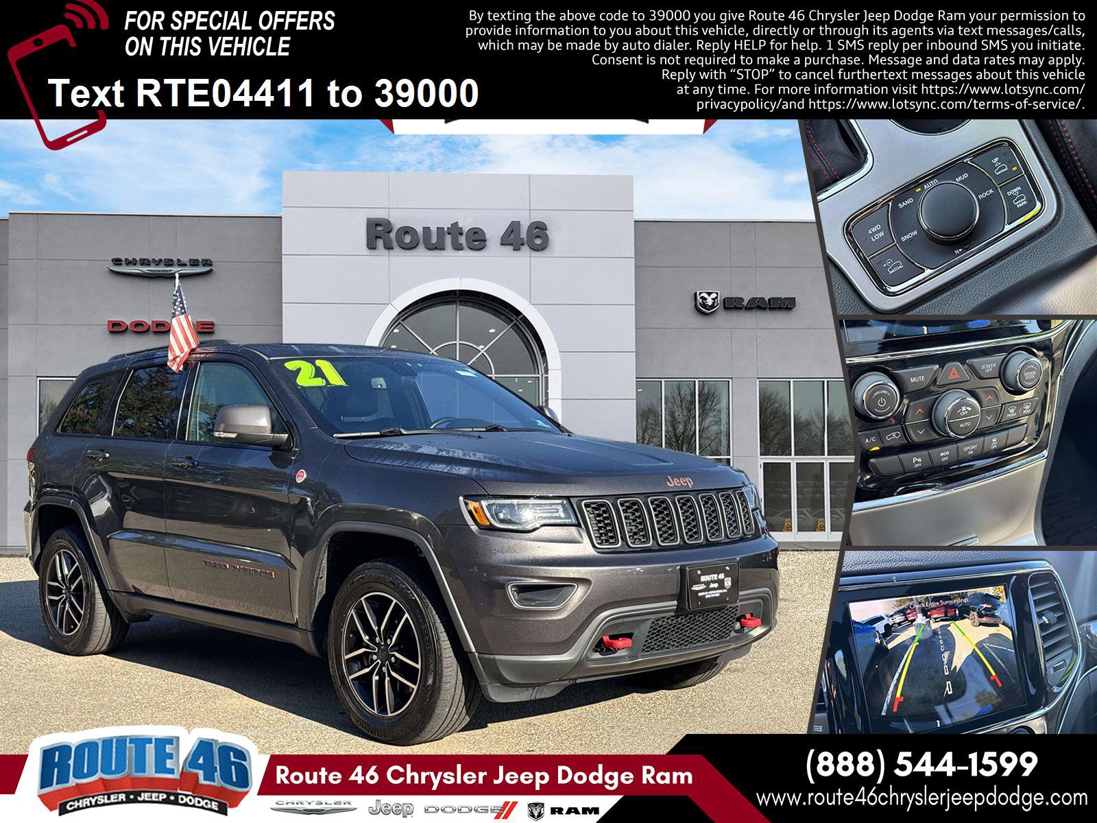 Used 2021 Jeep Grand Cherokee Trailhawk w/ Trailhawk Luxury Group AWD/4WD image 1