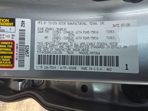 Used 2020 Toyota Tacoma SR w/ SR Convenience Package RWD image 37
