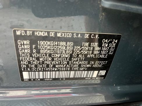 Certified 2024 Honda HR-V Sport image 27