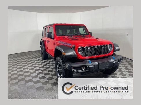 Certified 2025 Jeep Wrangler Unlimited Rubicon 4xe w/ Convenience Group AWD/4WD image 1
