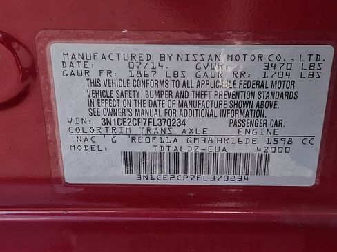 Used 2015 Nissan Versa Note SV image 27