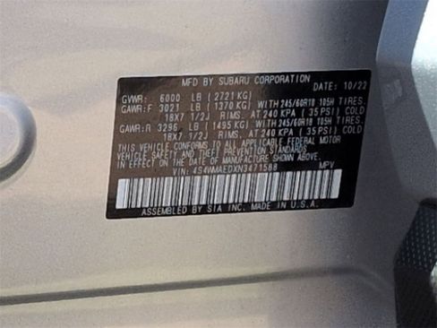 Used 2022 Subaru Ascent Premium w/ Convenience Package image 31