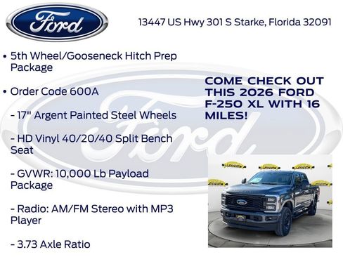 New 2026 Ford F250 XL w/ STX Appearance Package image 20