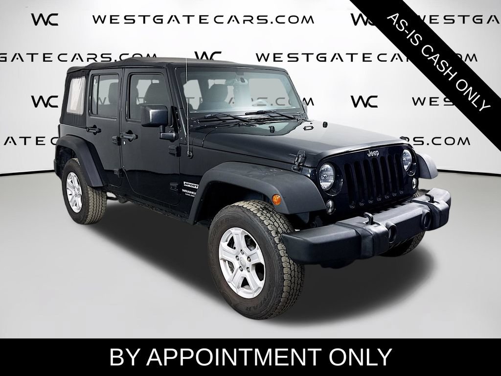 Used 2017 Jeep Wrangler Unlimited Sport w/ Connectivity Group AWD/4WD image 2