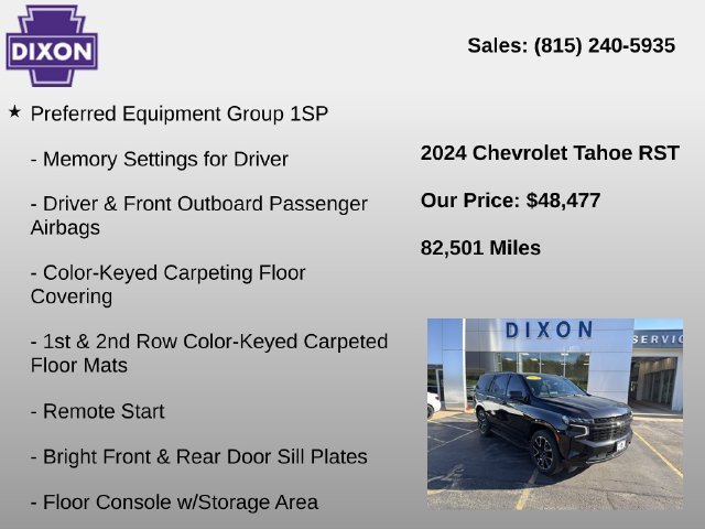 Used 2024 Chevrolet Tahoe RST w/ Luxury Package AWD/4WD image 4