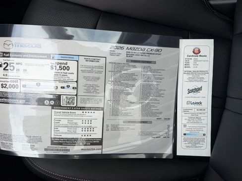 New 2026 MAZDA CX-90 3.3 Turbo w/ Premium Sport Pkg AWD/4WD image 35