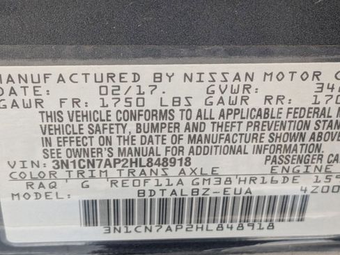 Used 2017 Nissan Versa SV w/ SV Special Edition Package image 15