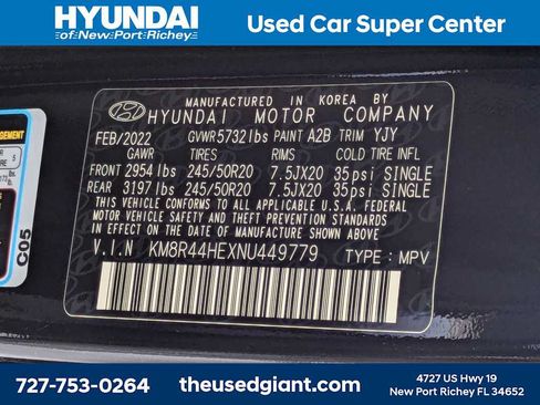 Used 2022 Hyundai Palisade SEL w/ Premium Package FWD image 46