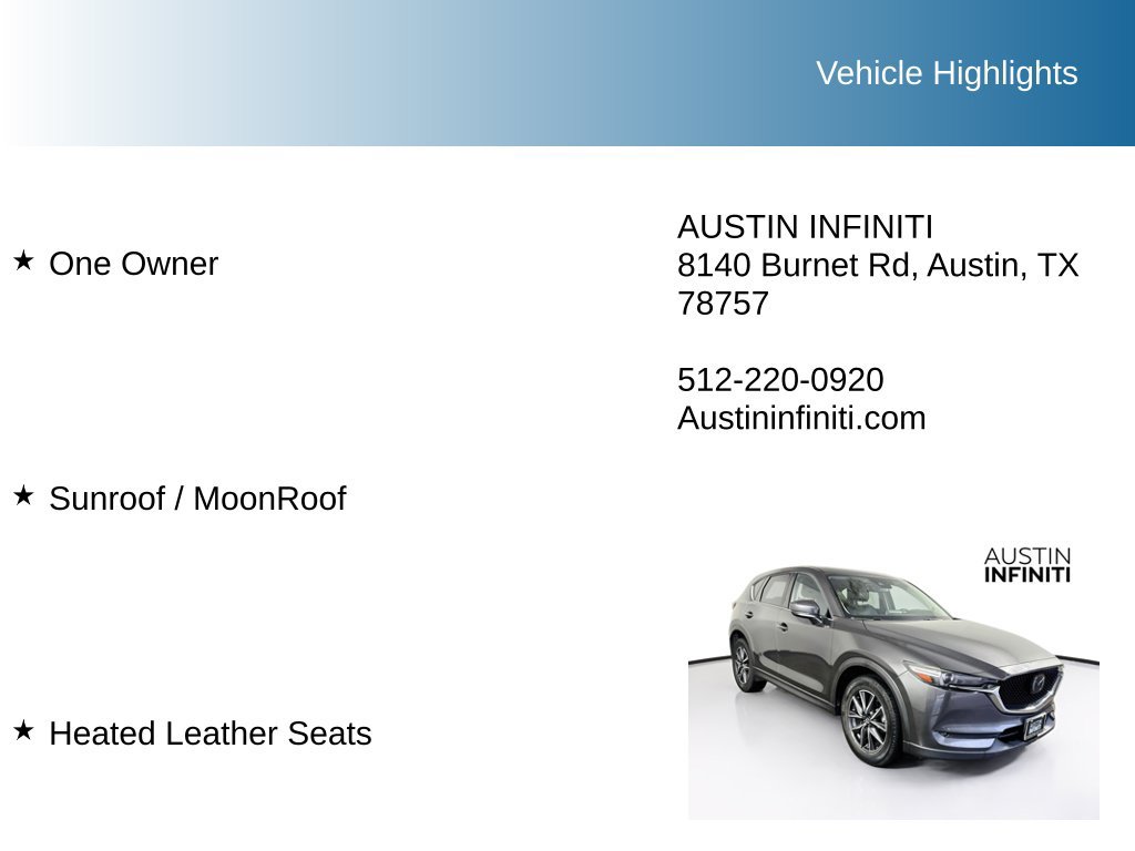 Used 2018 MAZDA CX-5 Grand Touring FWD image 9
