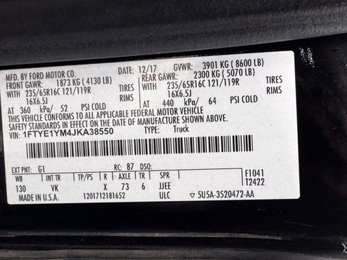 Used 2018 Ford Transit 150 130 Low Roof w/ Exterior Upgrade Package image 11