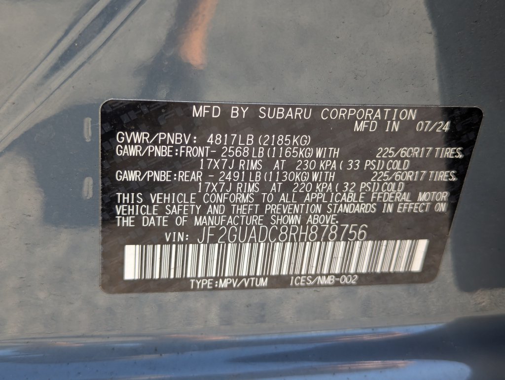 Used 2024 Subaru Crosstrek 2.0i Premium AWD/4WD image 35