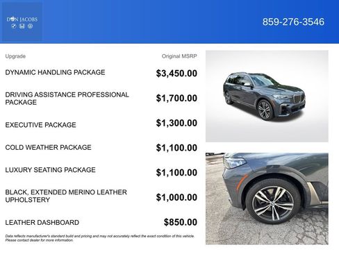 Used 2022 BMW X7 M50i w/ Dynamic Handling Package AWD/4WD image 5