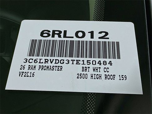New 2026 RAM ProMaster 2500 w/ Safety Group image 17