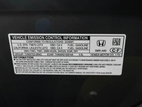 New 2026 Honda Odyssey EX-L image 14