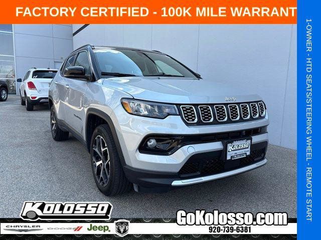 Certified 2025 Jeep Compass Limited AWD/4WD image 1