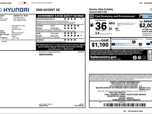 Used 2020 Hyundai Accent SE image 62