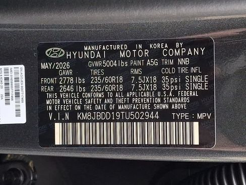 New 2026 Hyundai Tucson SEL AWD/4WD image 20