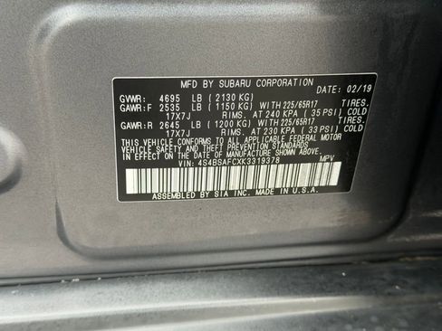 Used 2019 Subaru Outback 2.5i Premium image 30