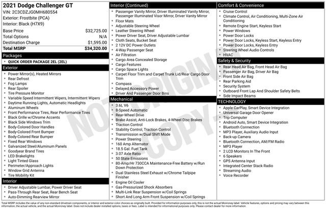 Used 2021 Dodge Challenger GT RWD image 39