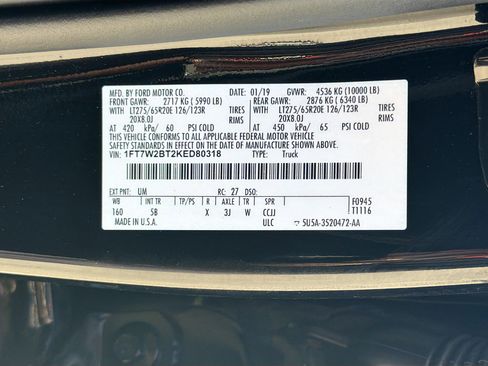Used 2019 Ford F250 Lariat w/ Lariat Ultimate Package AWD/4WD image 43