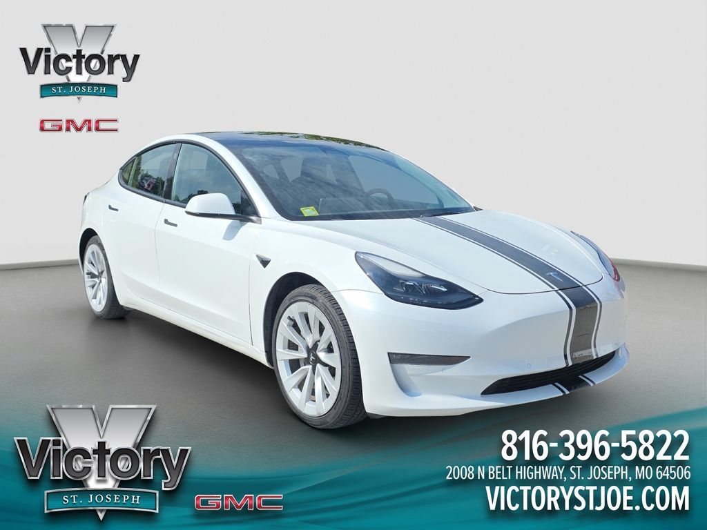 Used 2022 Tesla Model 3 Long Range AWD/4WD image 1