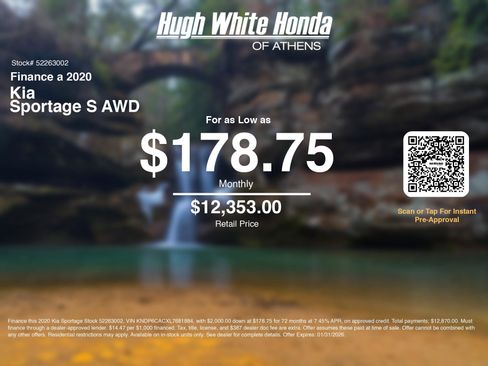 Used 2020 Kia Sportage S w/ S Sunroof Package image 3