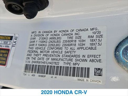 Certified 2020 Honda CR-V EX image 26
