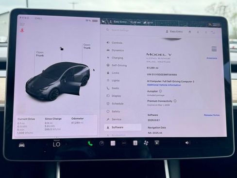 Used 2021 Tesla Model Y Long Range AWD/4WD image 2
