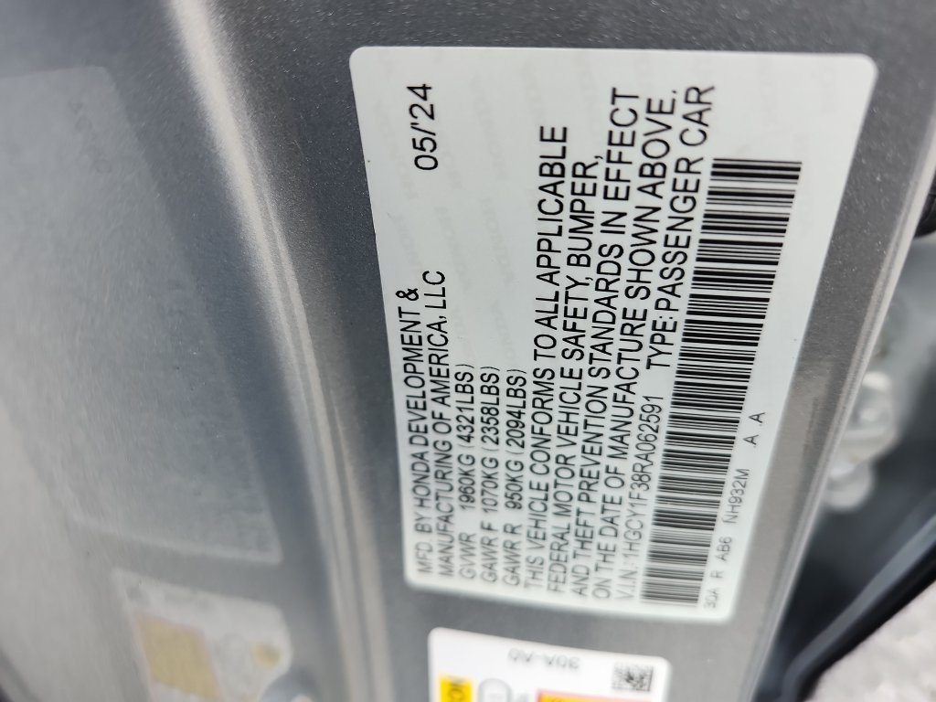 Used 2024 Honda Accord EX image 36