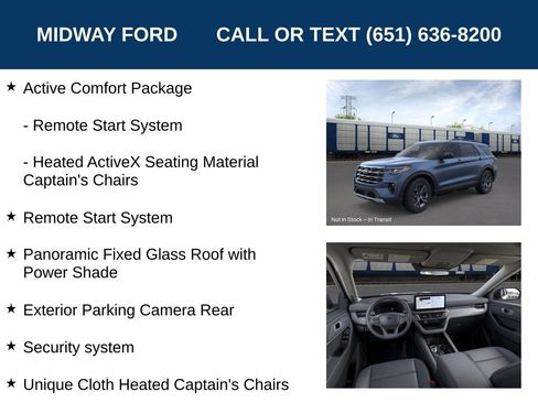 Used 2026 Ford Explorer Active w/ Active Comfort Package AWD/4WD image 13