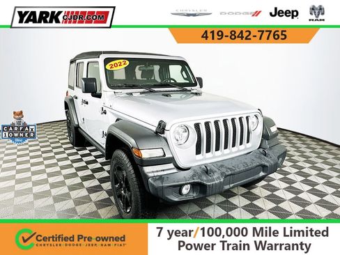 Certified 2022 Jeep Wrangler Unlimited Sport image 1