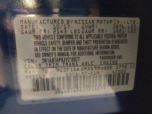Used 2018 Nissan Sentra SR FWD image 33