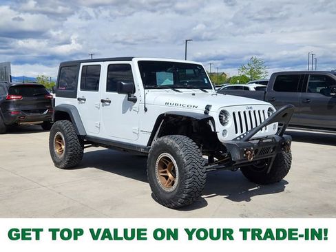 Used 2015 Jeep Wrangler Unlimited Rubicon w/ Connectivity Group AWD/4WD image 1