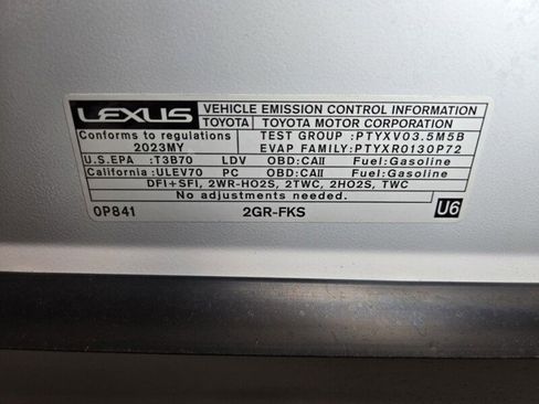 Certified 2023 Lexus ES 350 w/ Premium Package image 28