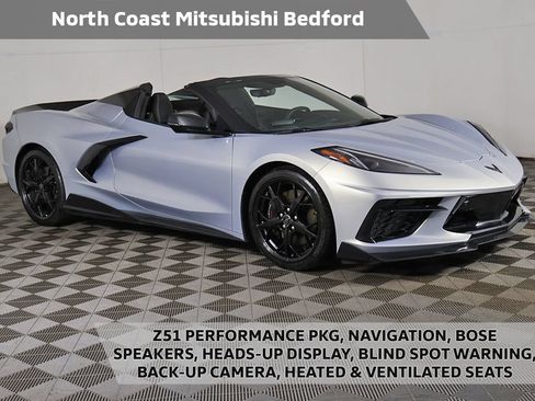 Used 2021 Chevrolet Corvette Stingray Premium Conv w/ Z51 Performance Package RWD image 1