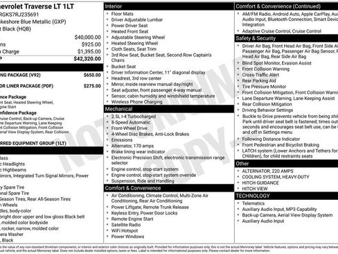 Used 2024 Chevrolet Traverse LT w/ Trailering Package FWD image 5