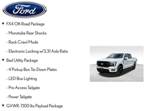 Used 2025 Ford F150 Lariat w/ Equipment Group 501A Mid image 7