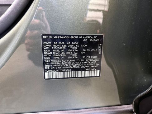New 2026 Volkswagen Atlas SE AWD/4WD image 8
