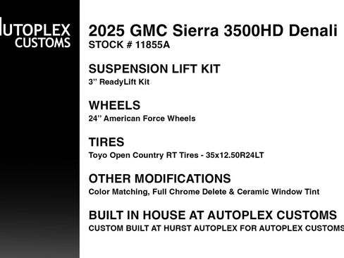 Used 2025 GMC Sierra 3500 Denali w/ Technology Package AWD/4WD image 2
