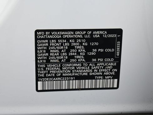 Used 2024 Volkswagen Atlas Cross Sport SE image 17