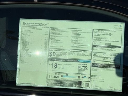 New 2026 BMW M4 xDrive Competition w/ M Carbon Exterior Package image 19