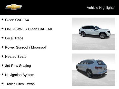 Used 2021 Volkswagen Atlas SEL AWD/4WD image 18