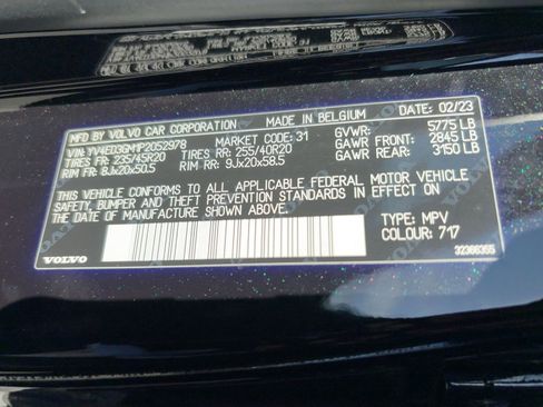 Certified 2023 Volvo C40 P8 Recharge Ultimate image 20