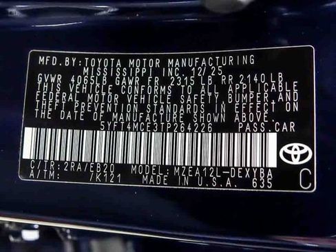 Certified 2026 Toyota Corolla XSE FWD image 29